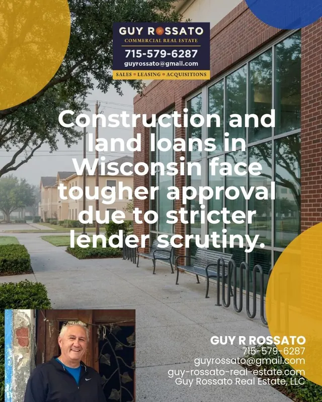 A recent LinkedIn post from Guy Rossato on Wisconsin commercial real estate