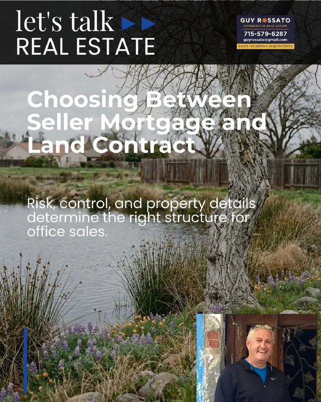 A recent LinkedIn post from Guy Rossato on Wisconsin commercial real estate
